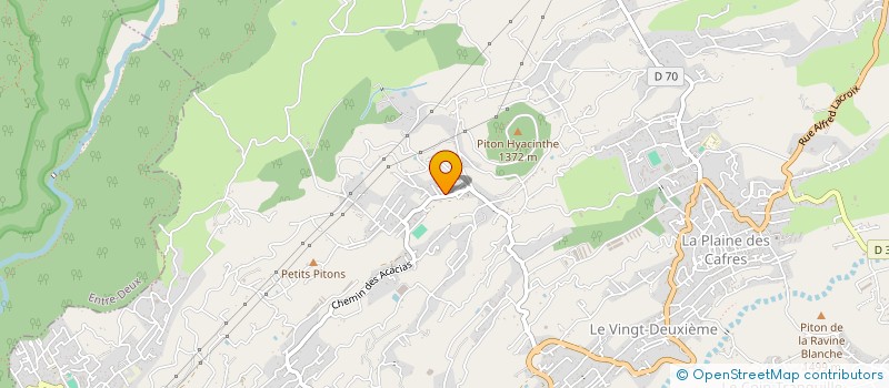 localisation de l'entreprise MONSIEUR HENRI LALLEMAND  LE TAMPON