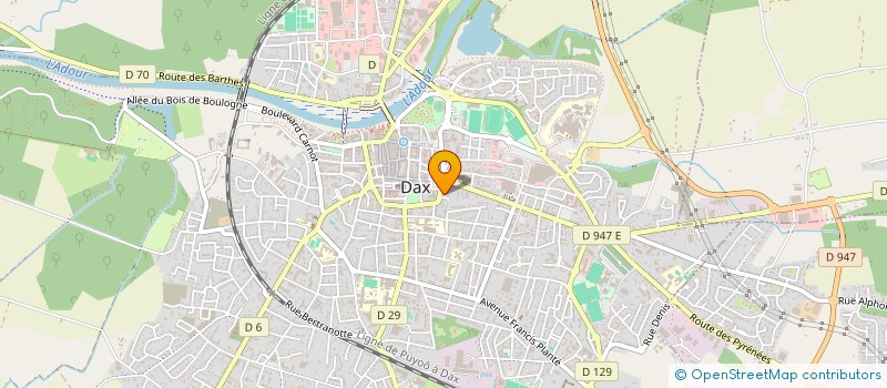 localisation de l'entreprise MONSIEUR HENRI LAMBEY à DAX