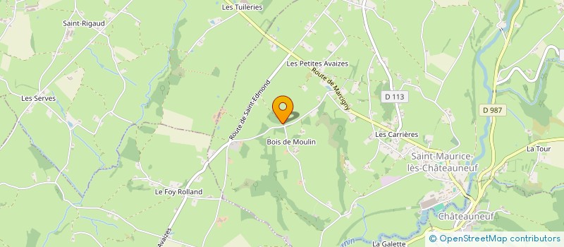 localisation de l'entreprise MONSIEUR HENRI LAMBOROT  ST MAURICE LES CHATEAUNEUF