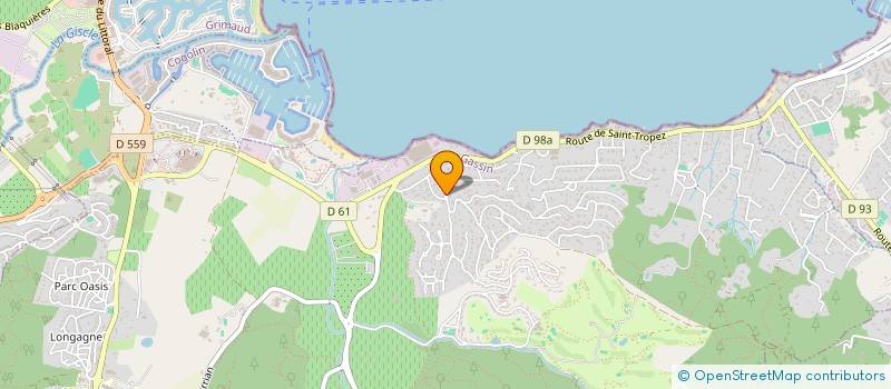 localisation de l'entreprise MONSIEUR HENRI LAMEYRE  GASSIN