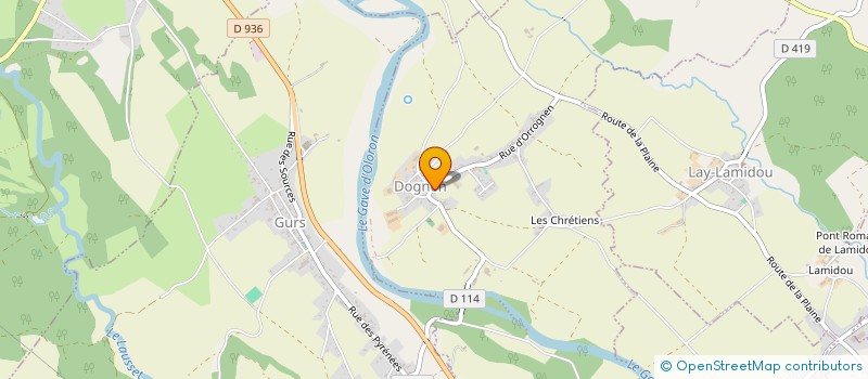 localisation de l'entreprise MONSIEUR HENRI LANSALOT-GUE à DOGNEN