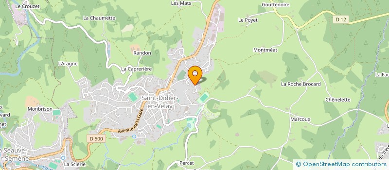 localisation de l'entreprise MONSIEUR HENRI LARDON  SAINT-DIDIER-EN-VELAY