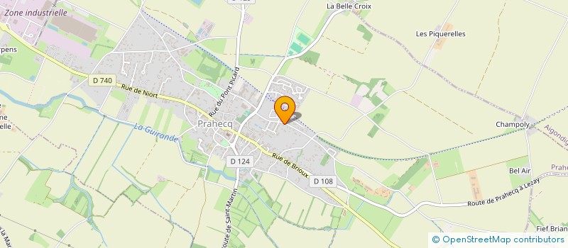 localisation de l'entreprise MONSIEUR HENRI LAROCHE  PRAHECQ