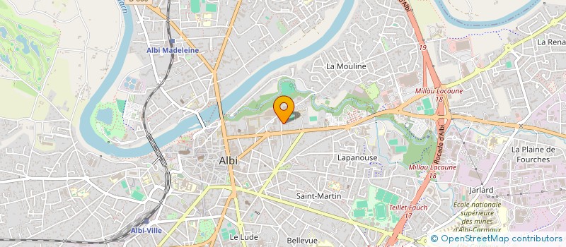 localisation de l'entreprise MONSIEUR HENRI LARRETCHE à ALBI