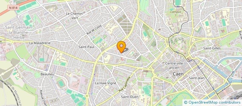 localisation de l'entreprise MONSIEUR HENRI LASSALLE à CAEN