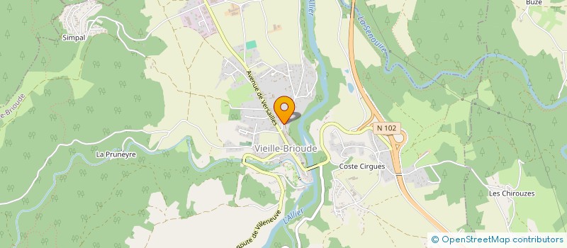 localisation de l'entreprise MONSIEUR HENRI LASTAKOWSKI  VIEILLE-BRIOUDE