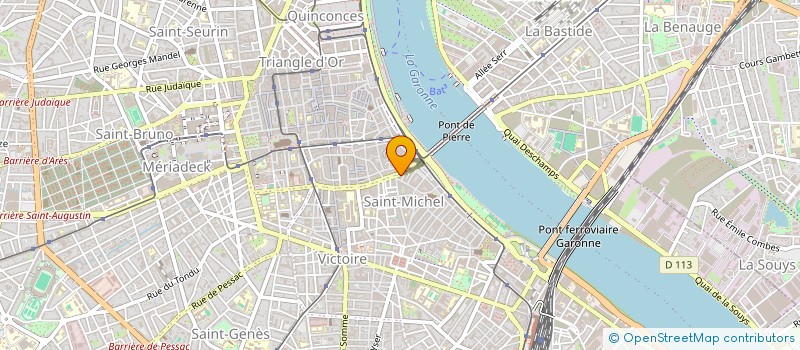 localisation de l'entreprise MONSIEUR HENRI LAUBIE  BORDEAUX