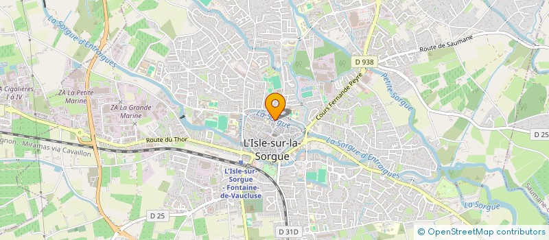 localisation de l'entreprise MONSIEUR HENRI LAUGIER à L'ISLE-SUR-LA-SORGUE