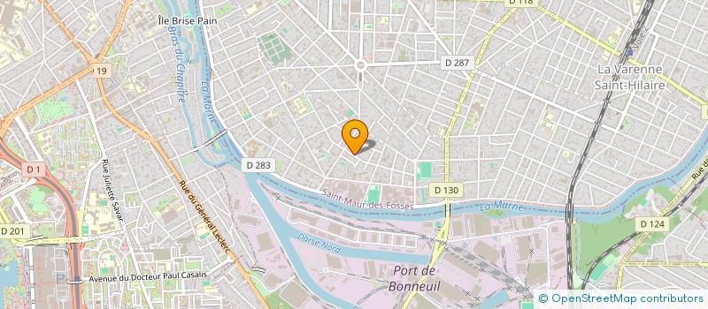 localisation de l'entreprise MONSIEUR HENRI LAURAS à SAINT-MAUR-DES-FOSSES