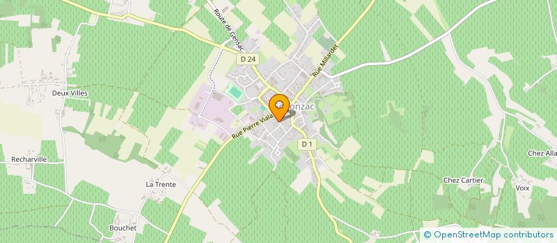 localisation de l'entreprise MONSIEUR HENRI LAVAL à SEGONZAC