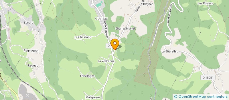 localisation de l'entreprise MONSIEUR HENRI LAVEAUX à COSNAC