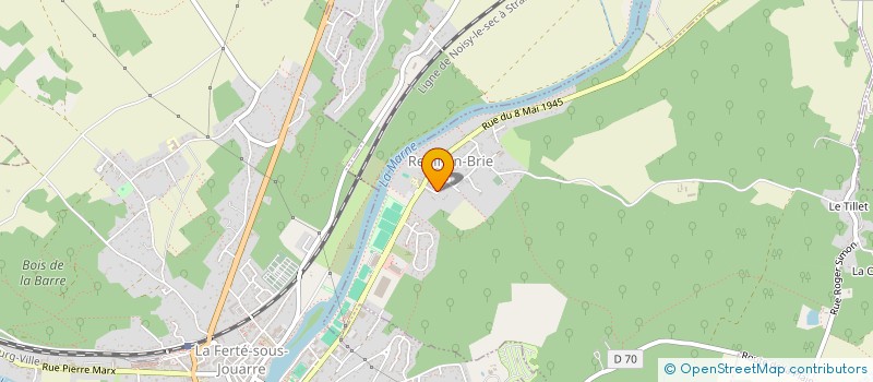 localisation de l'entreprise MONSIEUR HENRI LE CARPENTIER  DE STE OPPORTUNE  REUIL-EN-BRIE