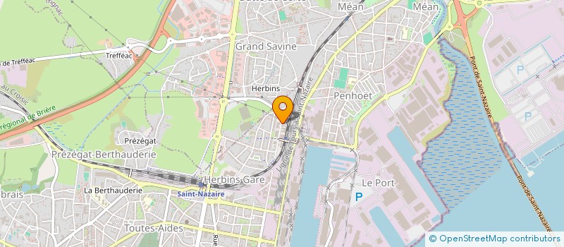 localisation de l'entreprise MONSIEUR HENRI LE FRANC  SAINT-NAZAIRE