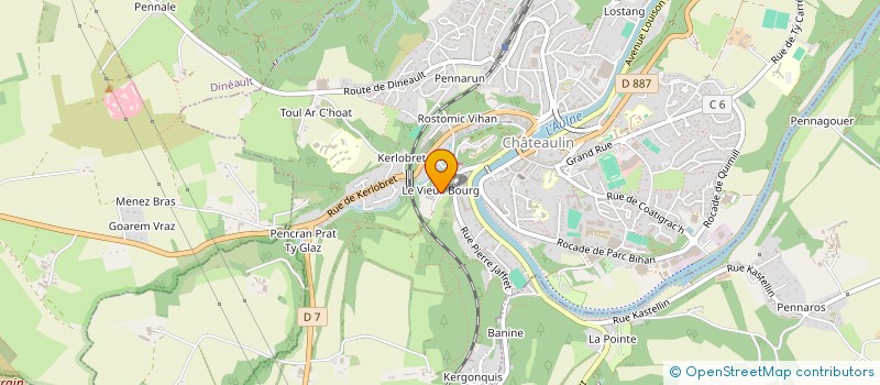 localisation de l'entreprise MONSIEUR HENRI LE GALL  DINEAULT