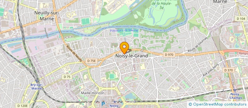 localisation de l'entreprise MONSIEUR HENRI LE GUICHAOUA à NOISY-LE-GRAND