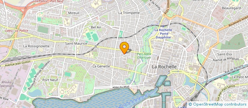 localisation de l'entreprise MONSIEUR HENRI LEBERT  LA ROCHELLE