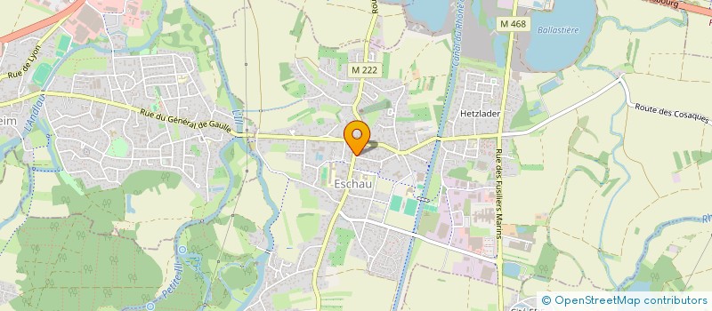 localisation de l'entreprise MONSIEUR HENRI LEBRUN  ESCHAU