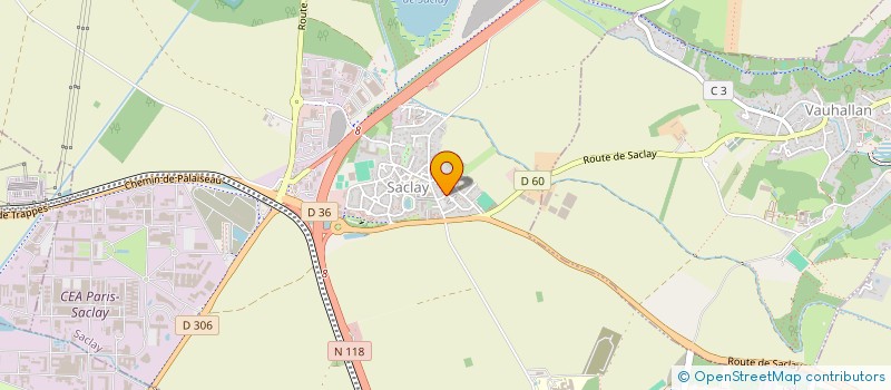 localisation de l'entreprise MONSIEUR HENRI LECHANTRE  SACLAY