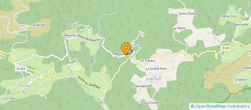 localisation de l'entreprise MONSIEUR HENRI LECONTE à LARGENTIERE