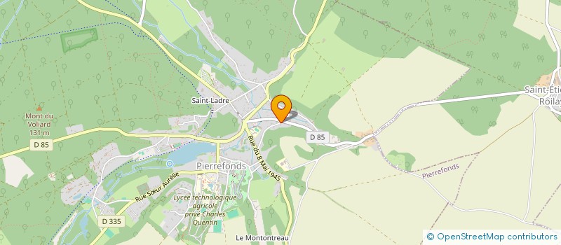 localisation de l'entreprise MONSIEUR HENRI LECOURT  PIERREFONDS