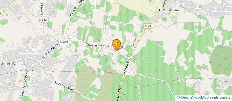 localisation de l'entreprise MONSIEUR HENRI LEFAIT  BAGARD