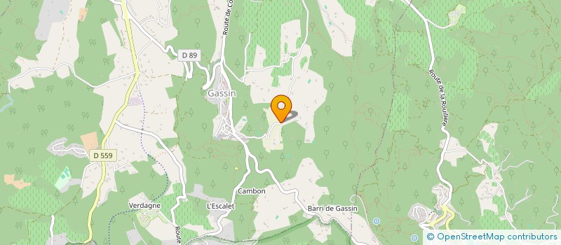 localisation de l'entreprise MONSIEUR HENRI LEFEBVRE  GASSIN