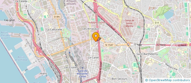 localisation de l'entreprise MONSIEUR HENRI LEGEE à MARSEILLE