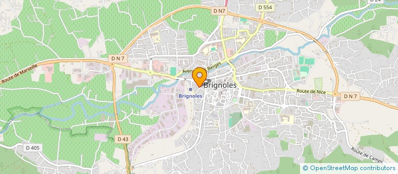 localisation de l'entreprise MONSIEUR HENRI LEGO à BRIGNOLES