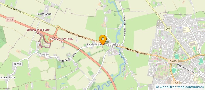 localisation de l'entreprise MONSIEUR HENRI LEGRAND  VAUCELLES