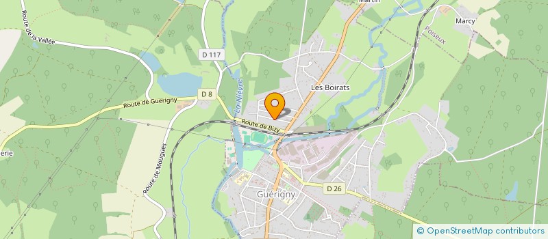 localisation de l'entreprise MONSIEUR HENRI LEHOUX à GUERIGNY