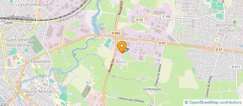 localisation de l'entreprise MONSIEUR HENRI LELIEVRE à BONCHAMP-LES-LAVAL