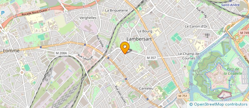 localisation de l'entreprise MONSIEUR HENRI LEMAHIEU à LAMBERSART
