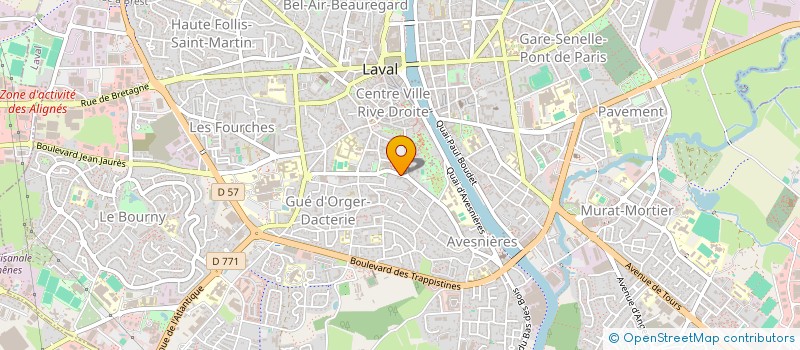 localisation de l'entreprise MONSIEUR HENRI LEMAITRE à LAVAL