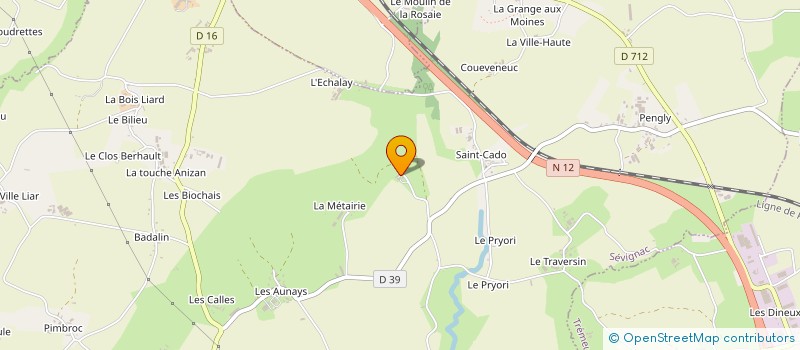 localisation de l'entreprise MONSIEUR HENRI LEMASSON  TREDIAS