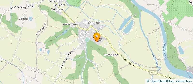 localisation de l'entreprise MONSIEUR HENRI LEMOUZY  LES BARTHES