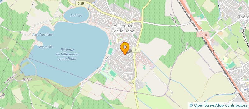 localisation de l'entreprise MONSIEUR HENRI LEON  VILLENEUVE-DE-LA-RAHO