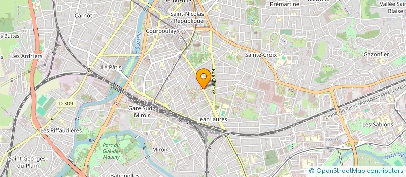 localisation de l'entreprise MONSIEUR HENRI LERMENIER à LE MANS