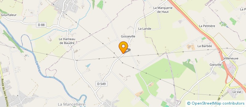 localisation de l'entreprise MONSIEUR HENRI LEROUXEL  SAINTE-SUZANNE-SUR-VIRE