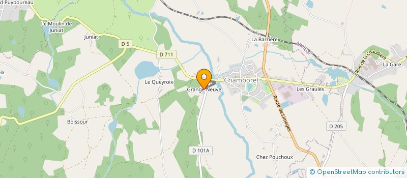 localisation de l'entreprise MONSIEUR HENRI LEROY à CHAMBORET