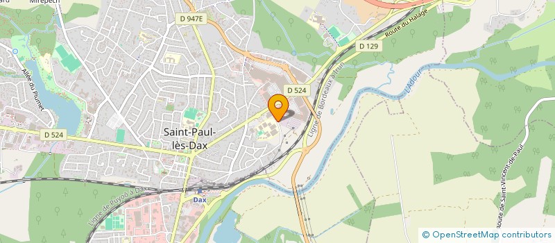 localisation de l'entreprise MONSIEUR HENRI LESCALE à SAINT-PAUL-LES-DAX