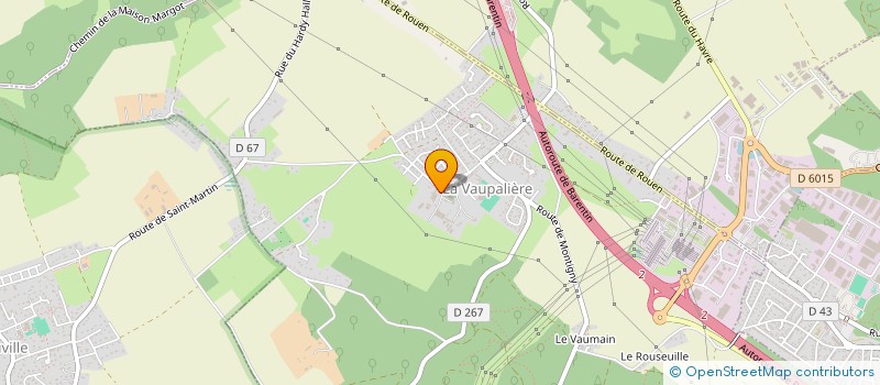 localisation de l'entreprise MONSIEUR HENRI LESEIGNEUR  LA VAUPALIERE