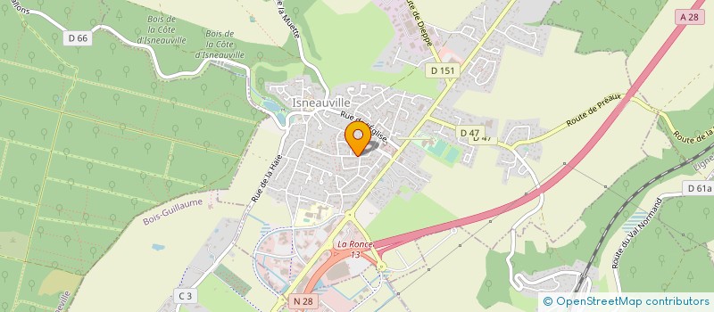 localisation de l'entreprise MONSIEUR HENRI LESEUR  QUINCAMPOIX