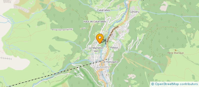 localisation de l'entreprise MONSIEUR HENRI LESTABLE à CAUTERETS