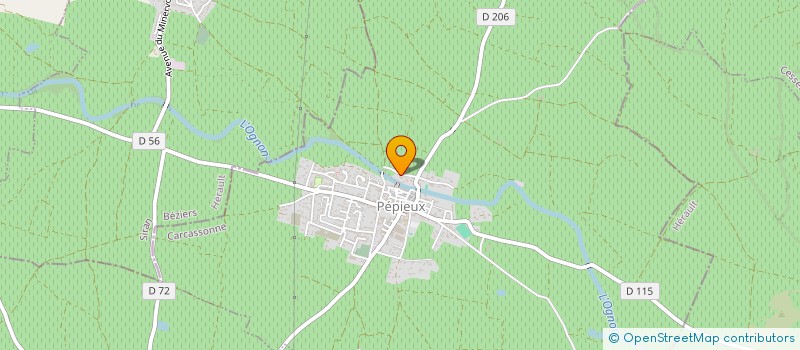 localisation de l'entreprise MONSIEUR HENRI LIGNERES  PEPIEUX