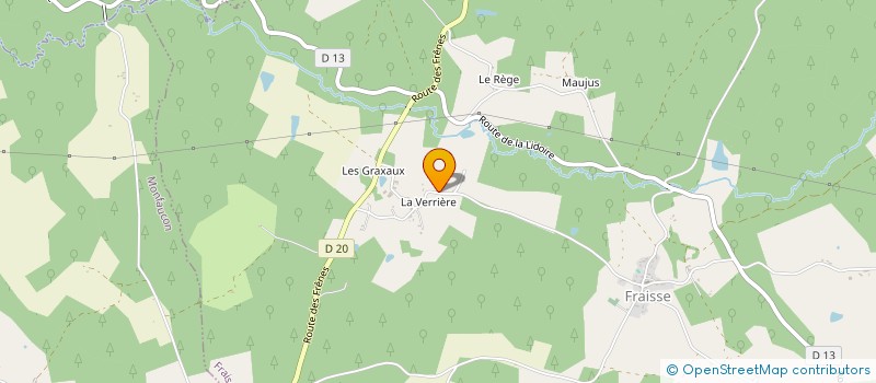 localisation de l'entreprise MONSIEUR HENRI LIMOUZY  FRAISSE