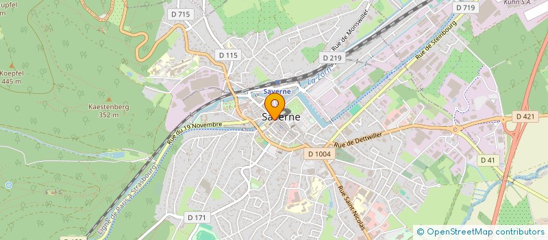 localisation de l'entreprise MONSIEUR HENRI LITSCHGI  SAVERNE