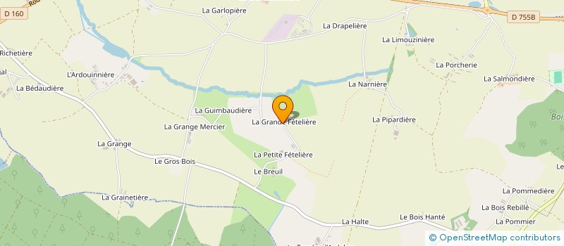 localisation de l'entreprise MONSIEUR HENRI LOIZEAU à LES HERBIERS