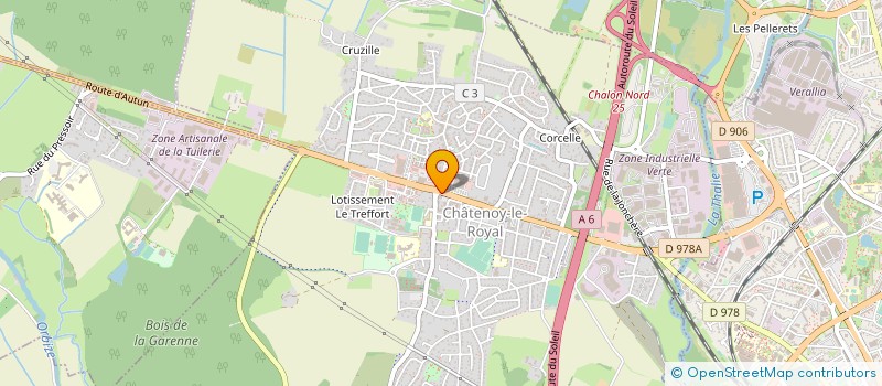 localisation de l'entreprise MONSIEUR HENRI LORNE  CHATENOY-LE-ROYAL