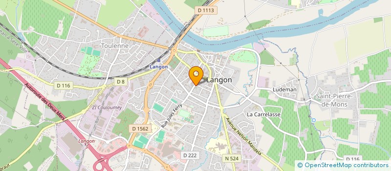 localisation de l'entreprise MONSIEUR HENRI LOUIS à LANGON