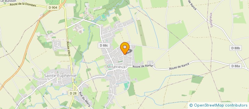 localisation de l'entreprise MONSIEUR HENRI-LOUIS BROCHARD  MISERIEUX